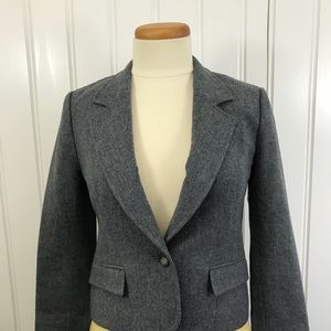 Pendleton women’s gray wool blazer size 6 petite